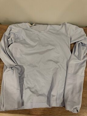 Lululemon Light purple  Long Sleeve Performance Shirt